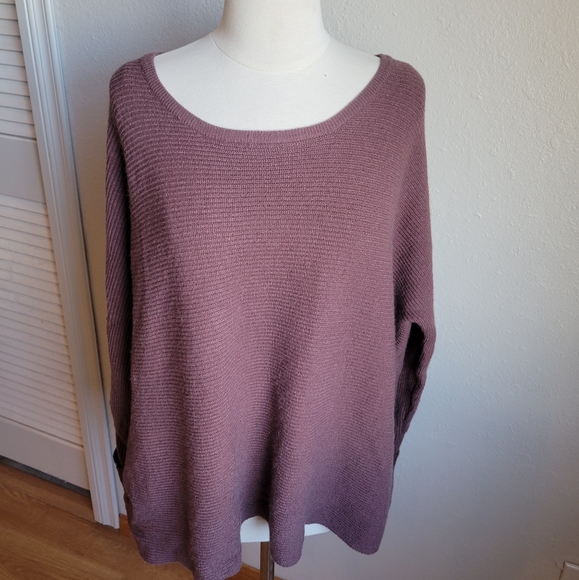 Others Follow Sweaters - Others Follow Dusty Rose Boxy Oversized Sweater